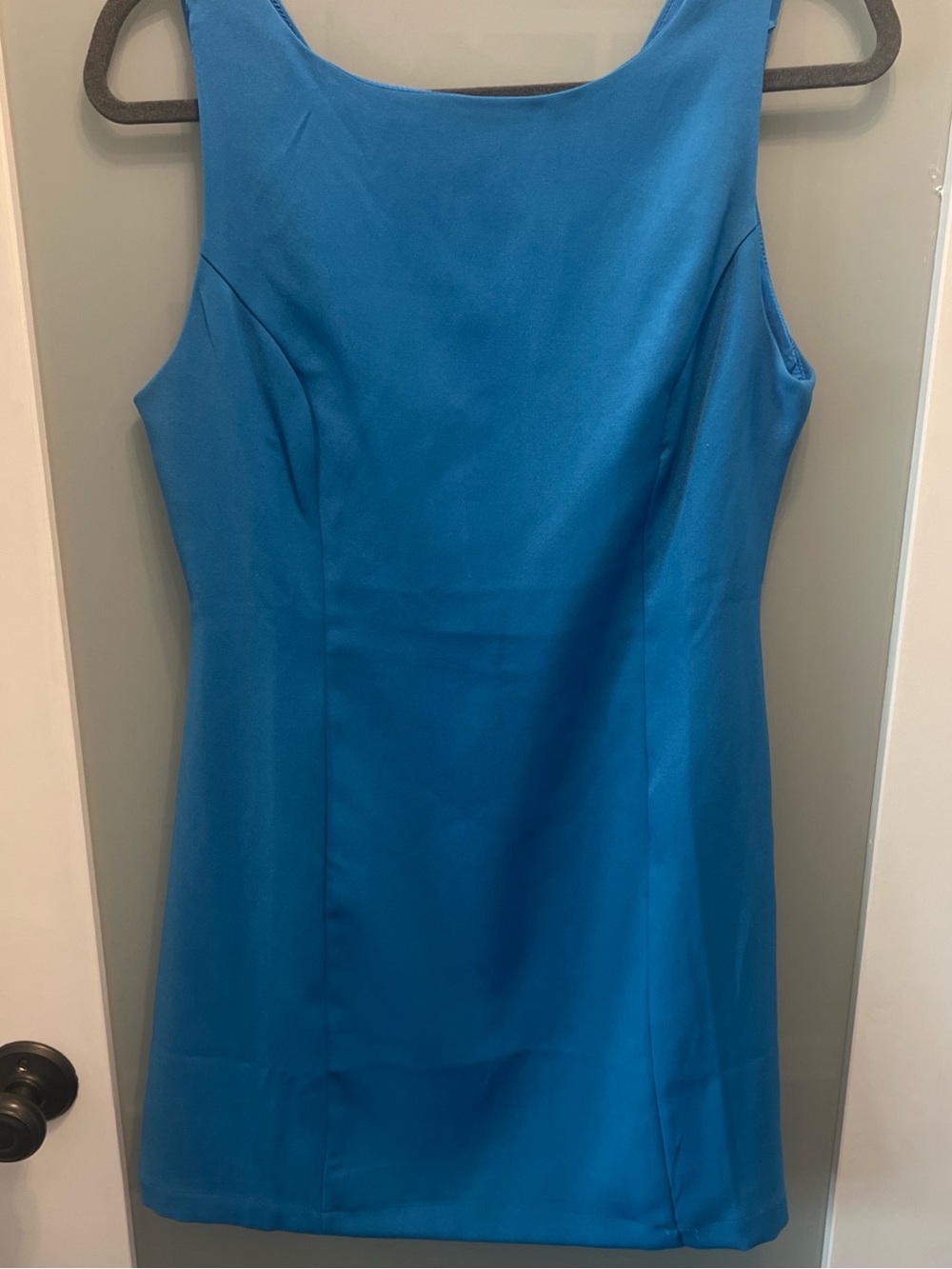 Vici Electric Blue Sleeveless Mini Sheath Dress